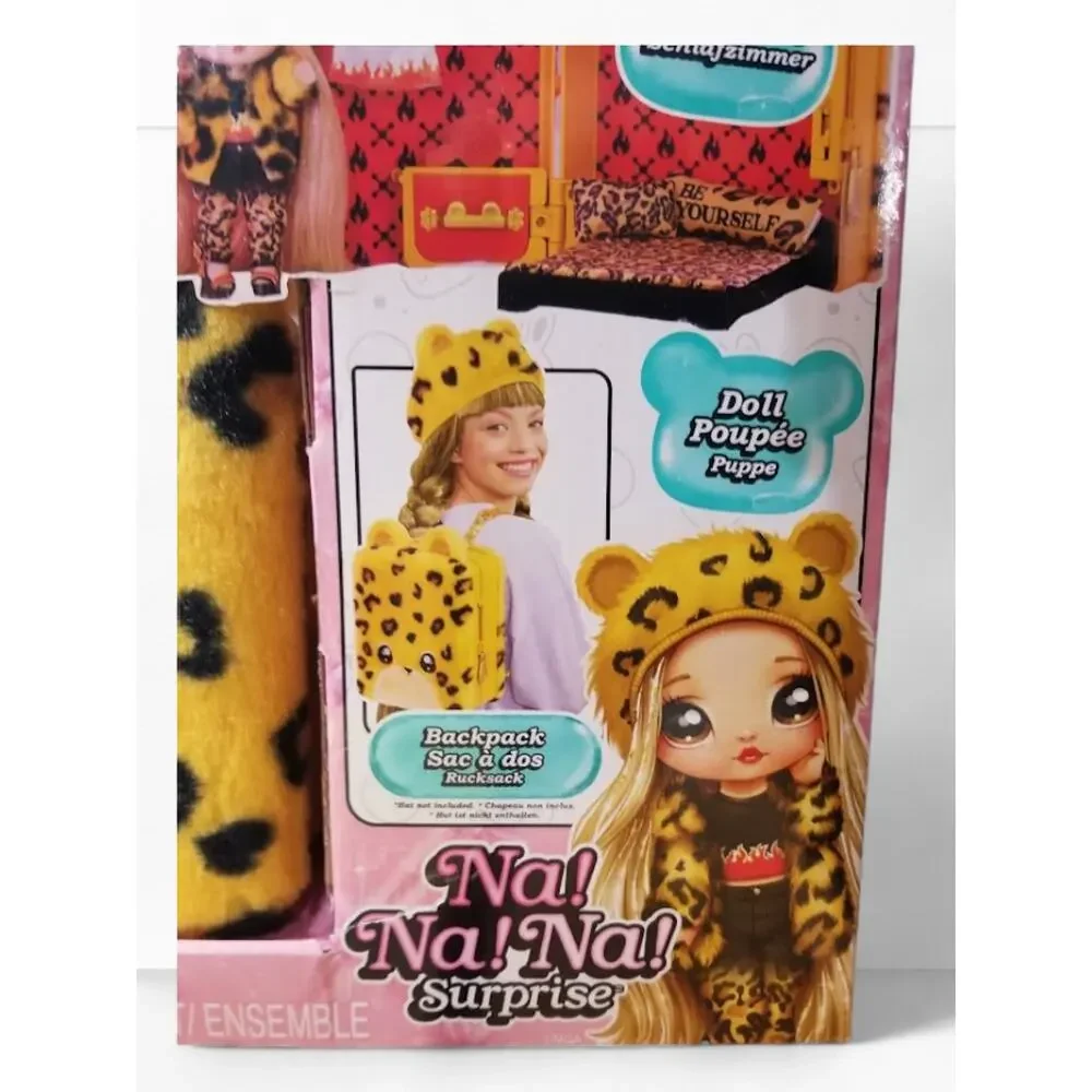 Na! Na! Na! Surprise Jennel Jaguar Backpack Bedroom Playset NWT